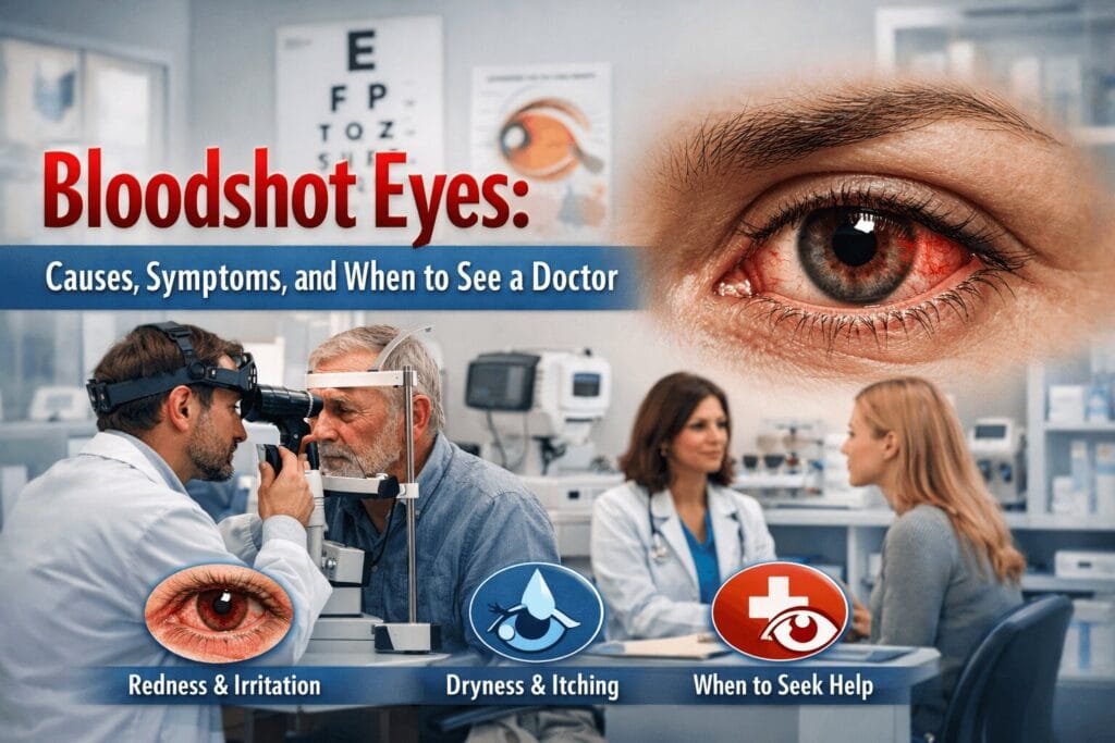 Bloodshot Eyes Causes, Symptoms, and When to See a Doctor
