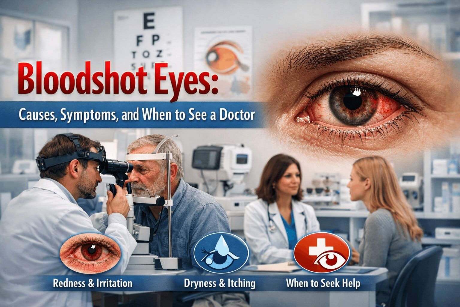 Bloodshot Eyes Causes, Symptoms, and When to See a Doctor